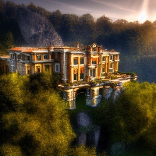 Mansion on a Cliff
