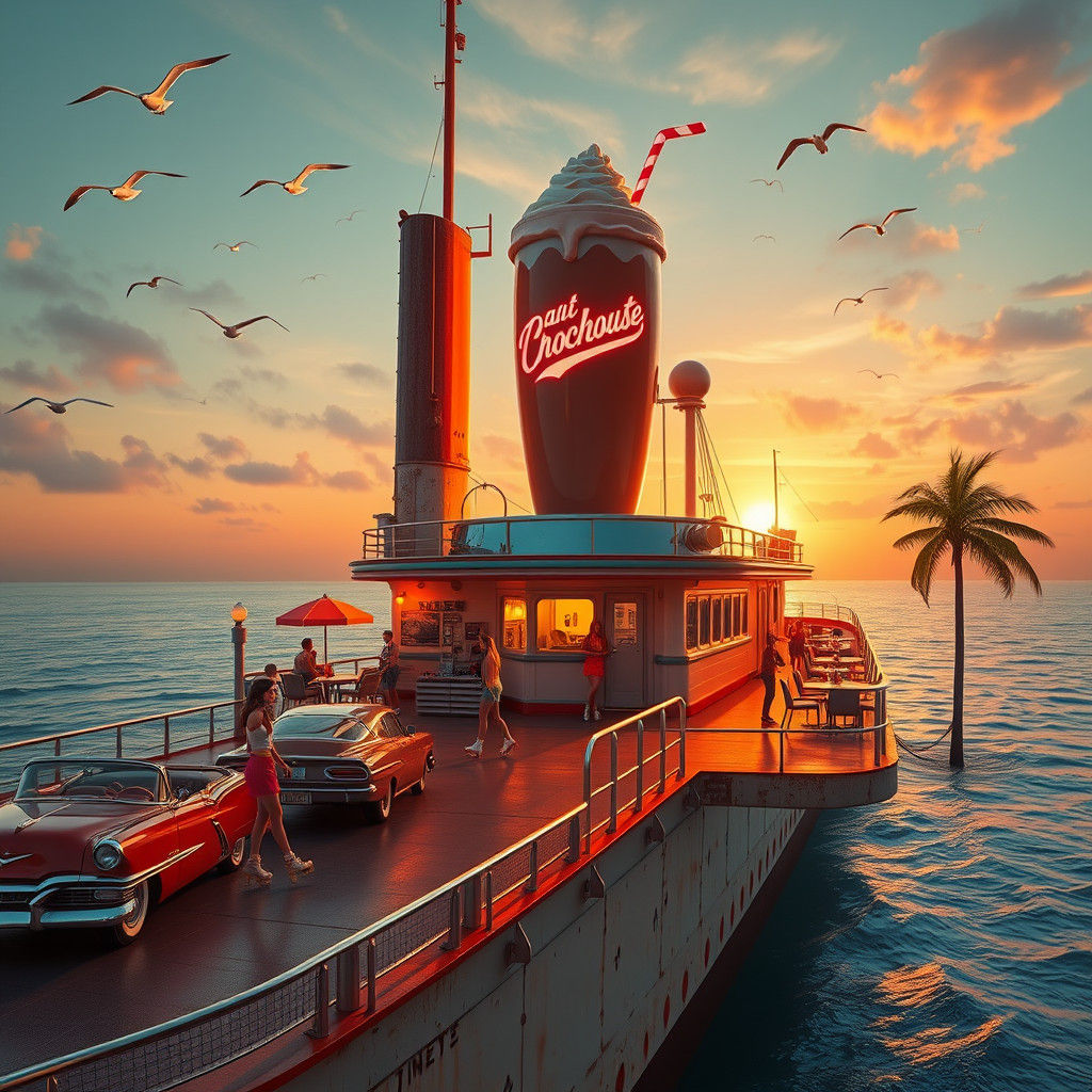 Oil Tanker Roadhouse Diner