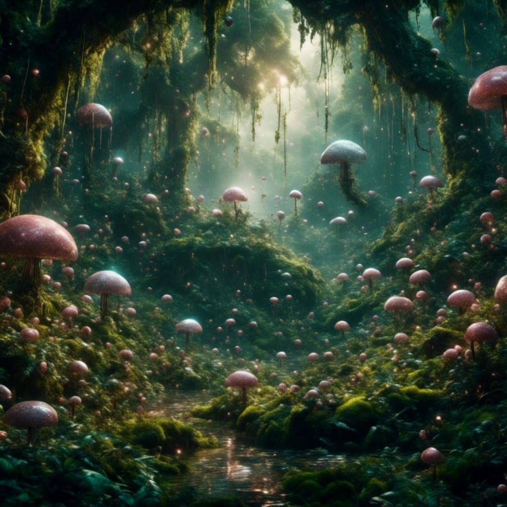 Lush Rainforest Awards Show with Animals