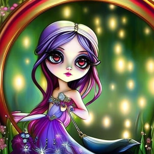 Enchanted Girl with Flowers in Unreal Engine