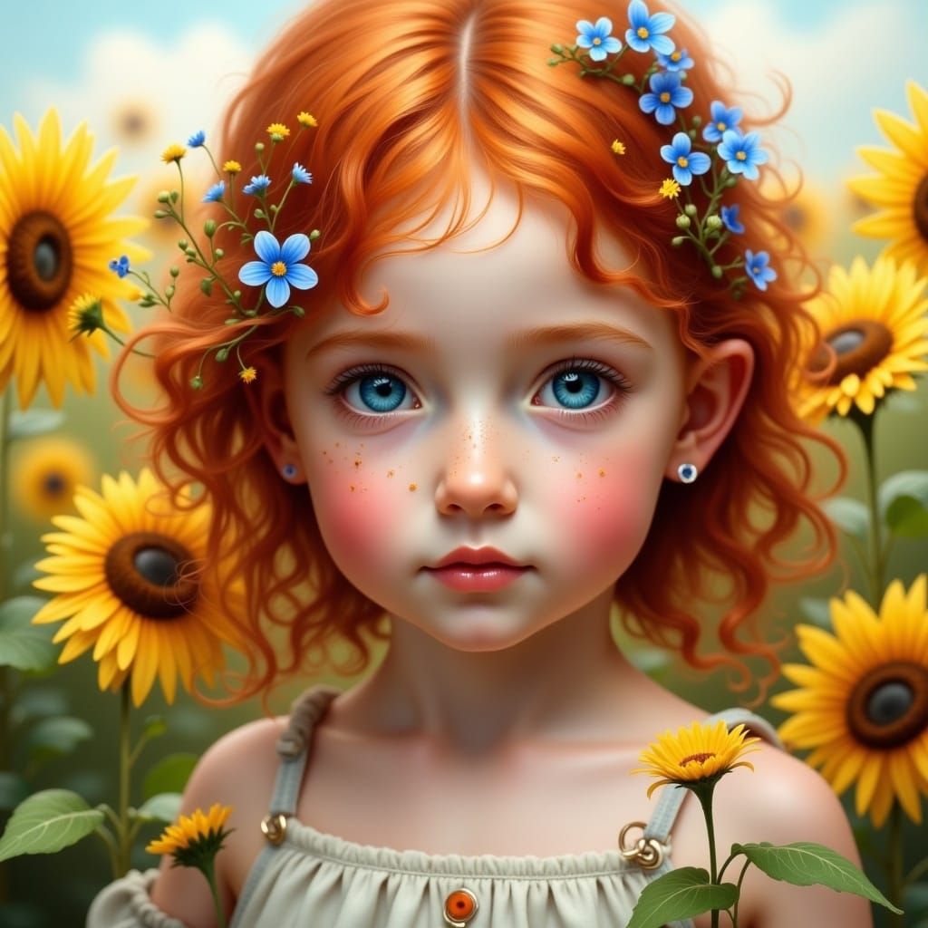 <lora:Flux Hyperreal:1.0>A beautiful close-up portrait of a toddler girl
