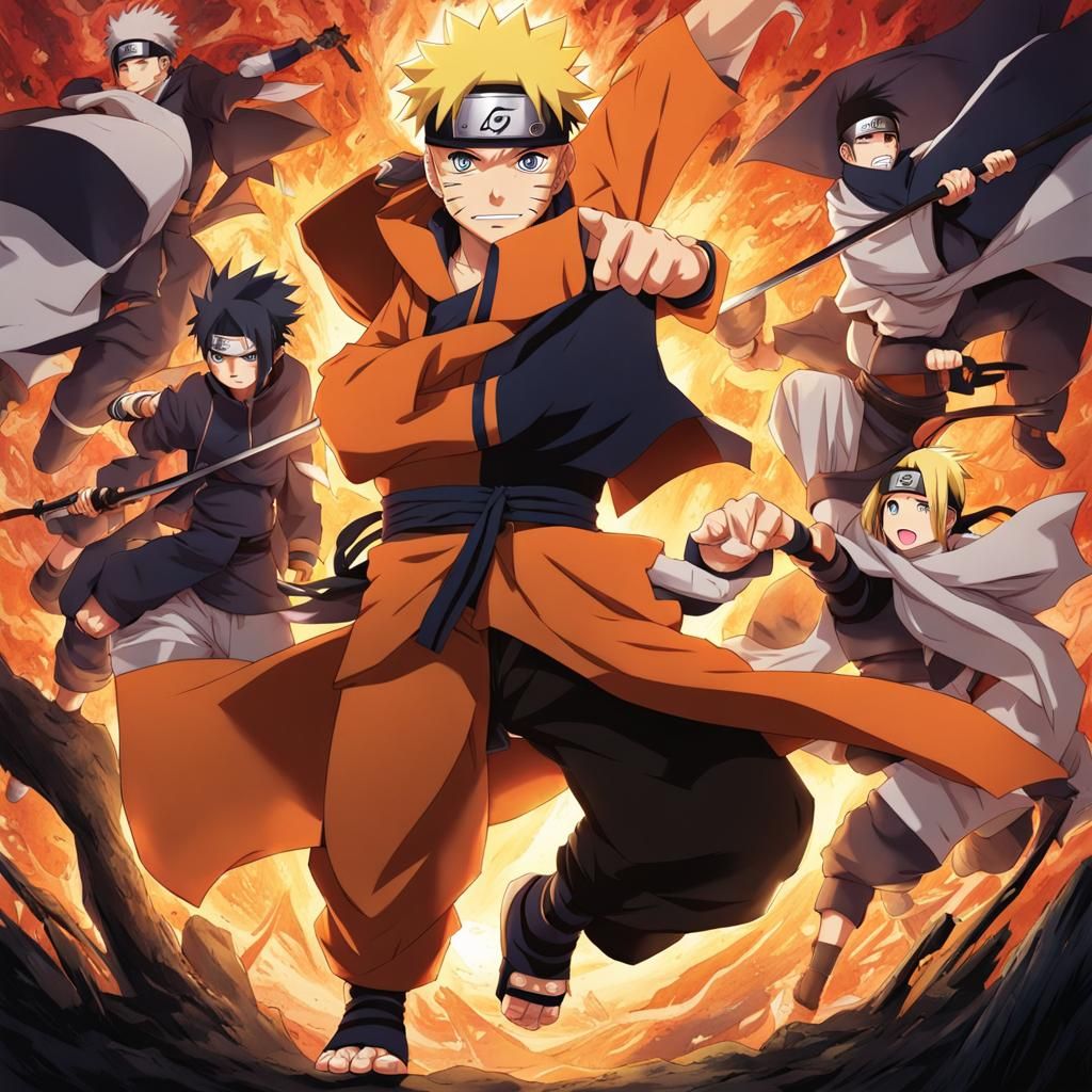 Naruto Anime Key Visual Art