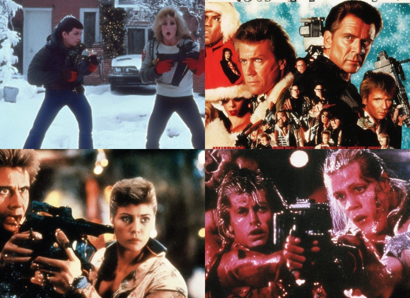 Christmas Horror in 80s Action Movie Style