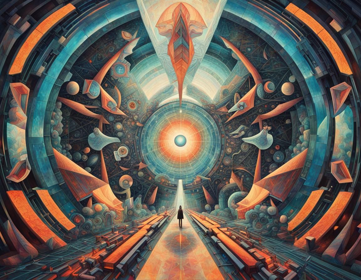 Kaleidoscopic Prism Reveals Epic Futurism and Mysticism