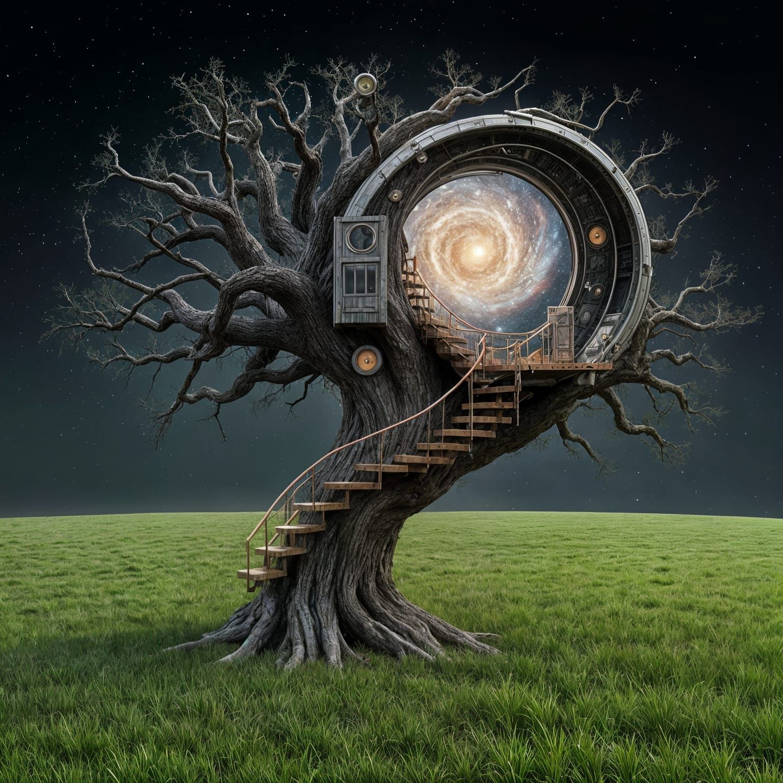 Treehouse in a Techno Wonderland