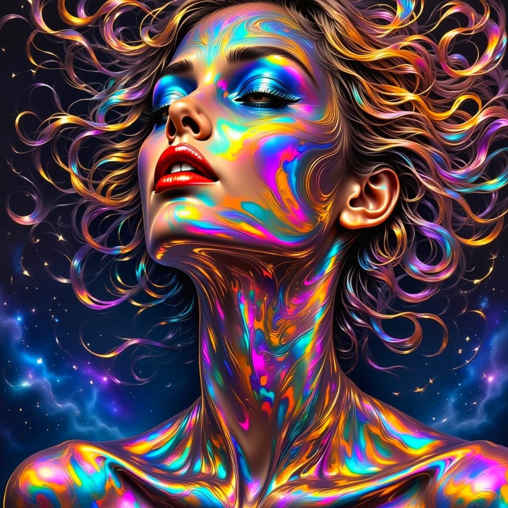 Weirdcore Surrealism Art Nouveau Punk Dreamscape