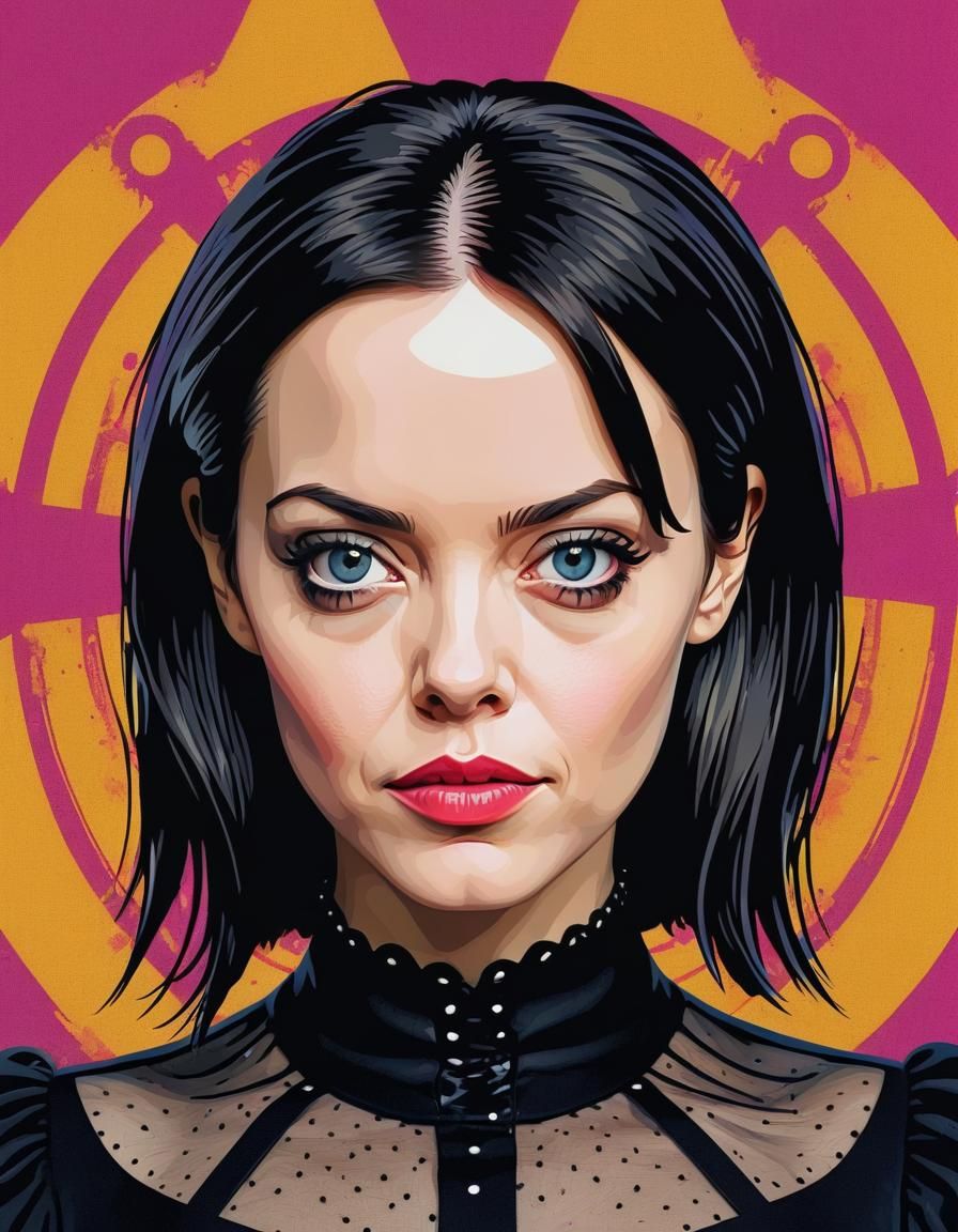 Composite Portrait in Pop Art Style