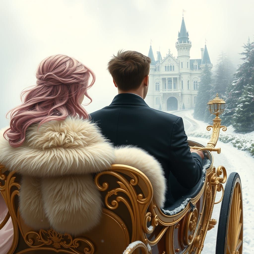 Royalty in Winter Wonderland - Cyberpunk Style