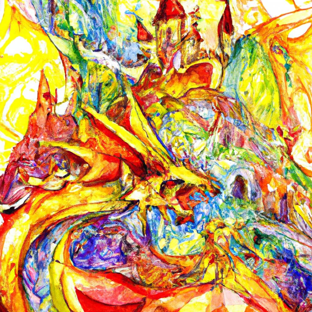 Fantastical Dragon Rescue in Whimsical Castle