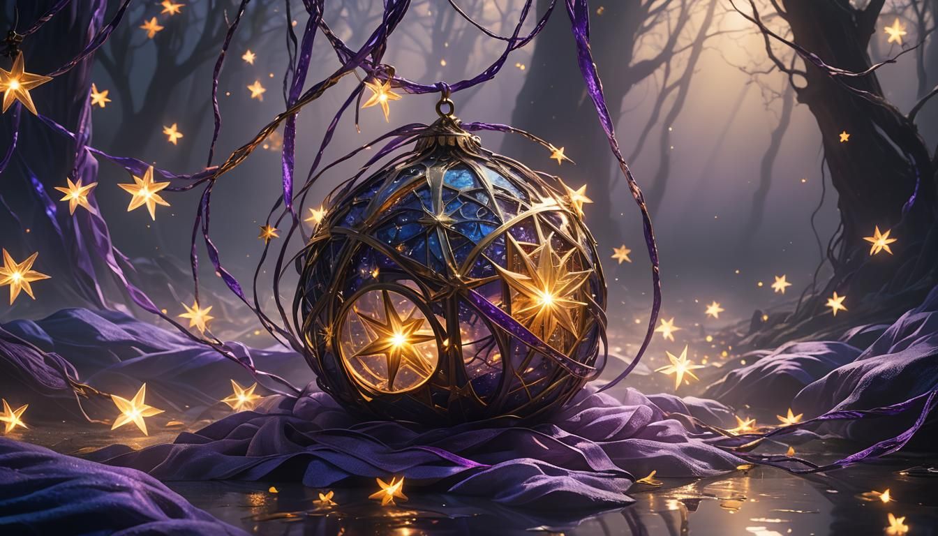 Luminous Object in Dreamscape, Chiaroscuro Lighting