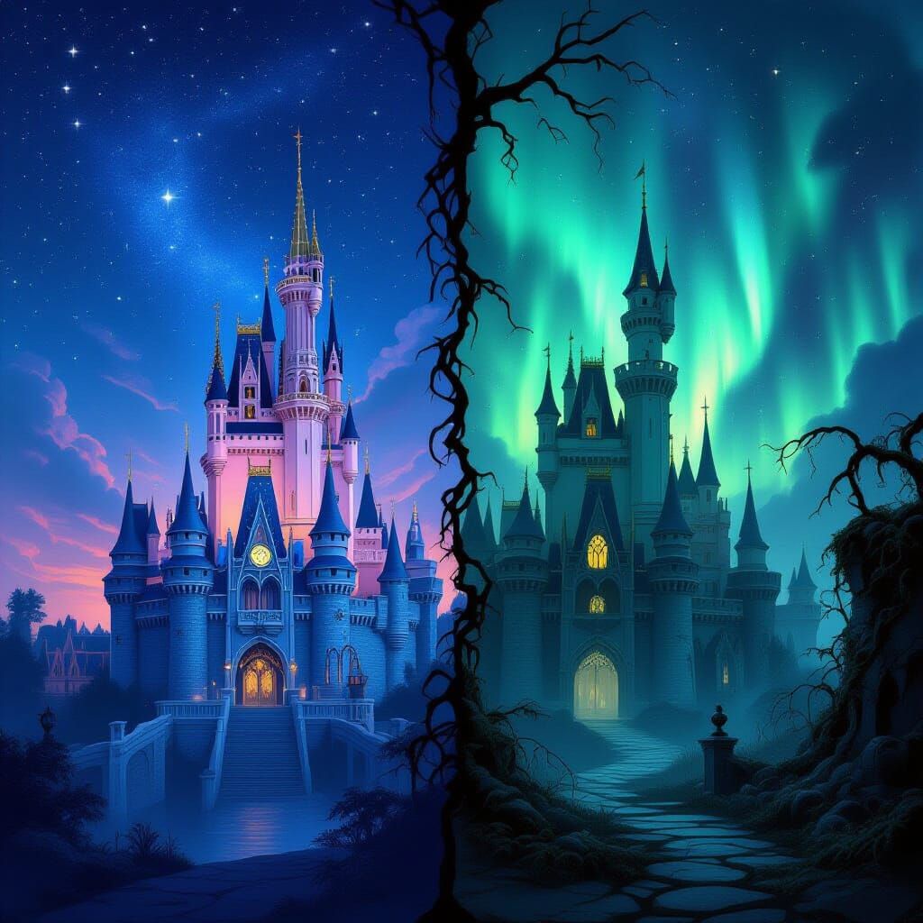 Enchanted Castle: Fairytale and Dark Fantasy Split