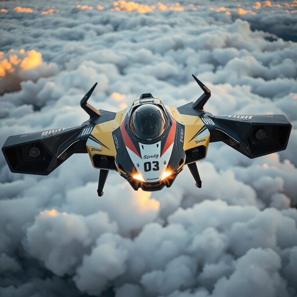 cyber tech sport hover-speeder