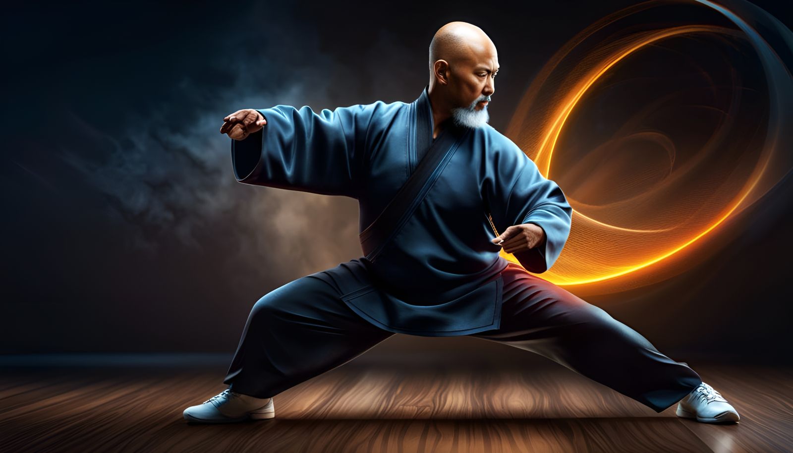 Tai-chi Master Training with Detailed Textures
