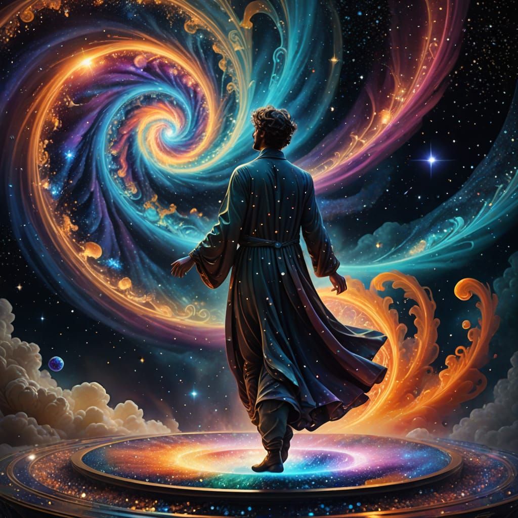 Mystical Being Materializes on Crystalline Platform