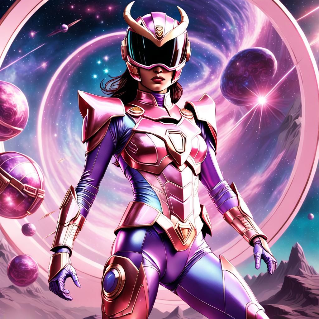 80s Anime Woman Casting Space-Time Magic