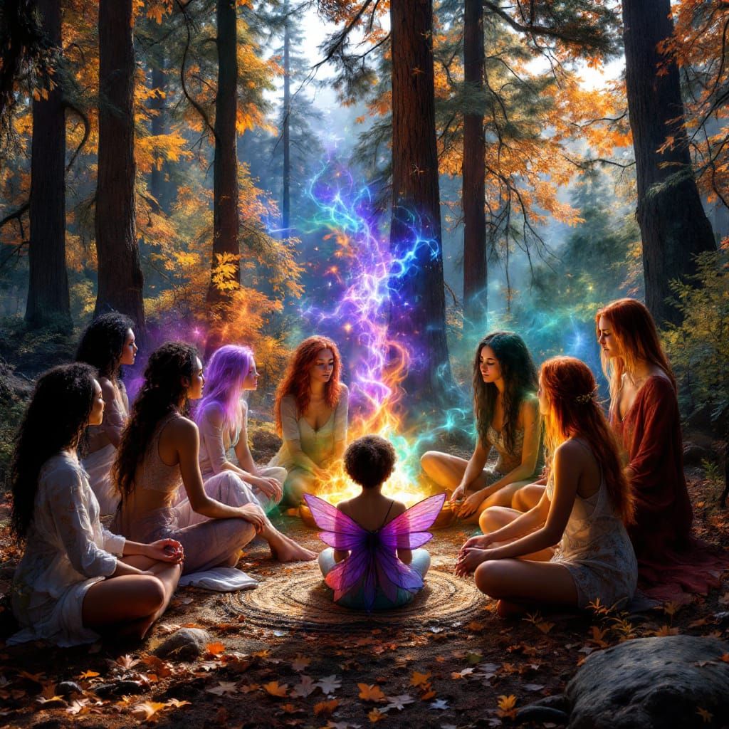 Autumnal Healing Circle in Mount Shasta