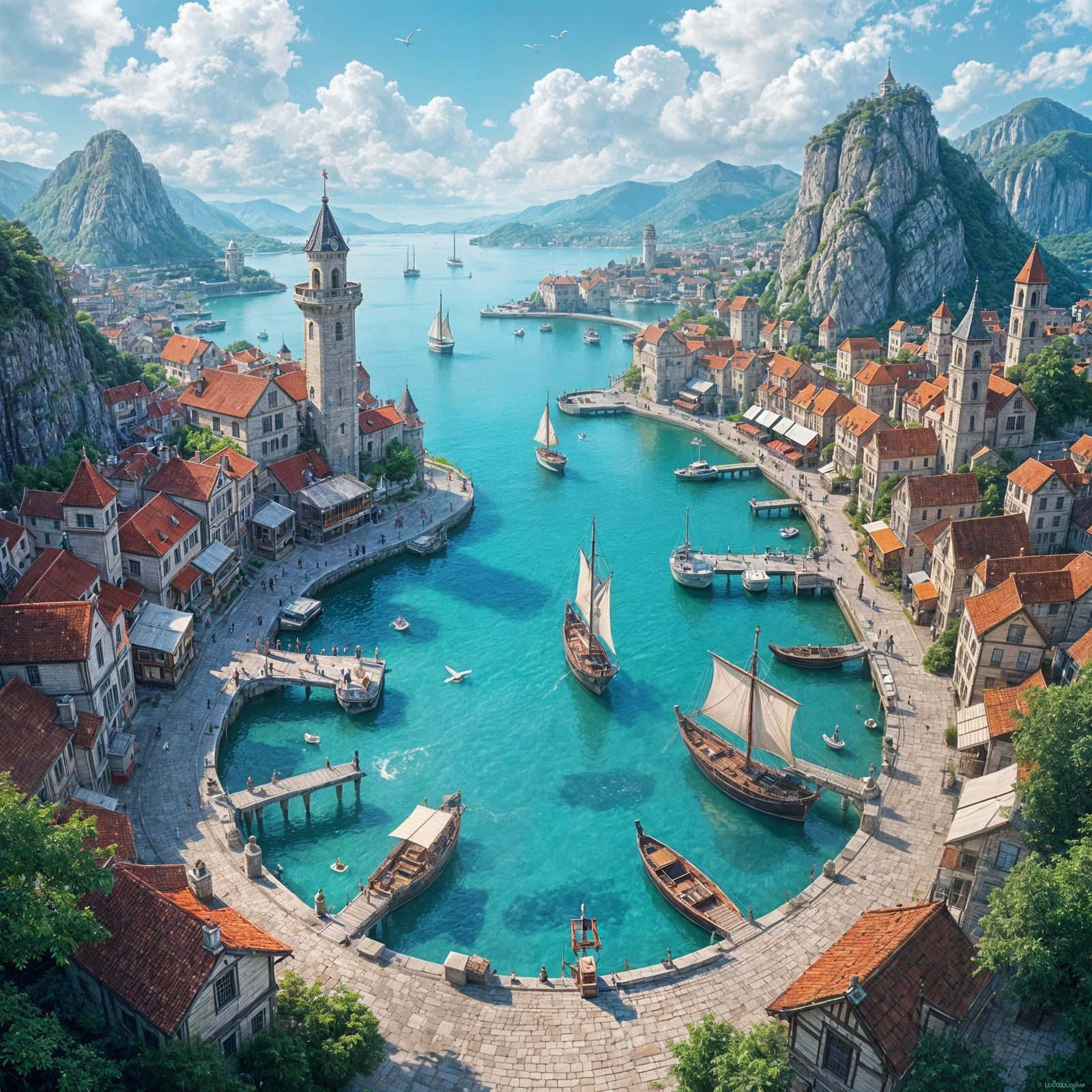 Fantasy Harbour Map View