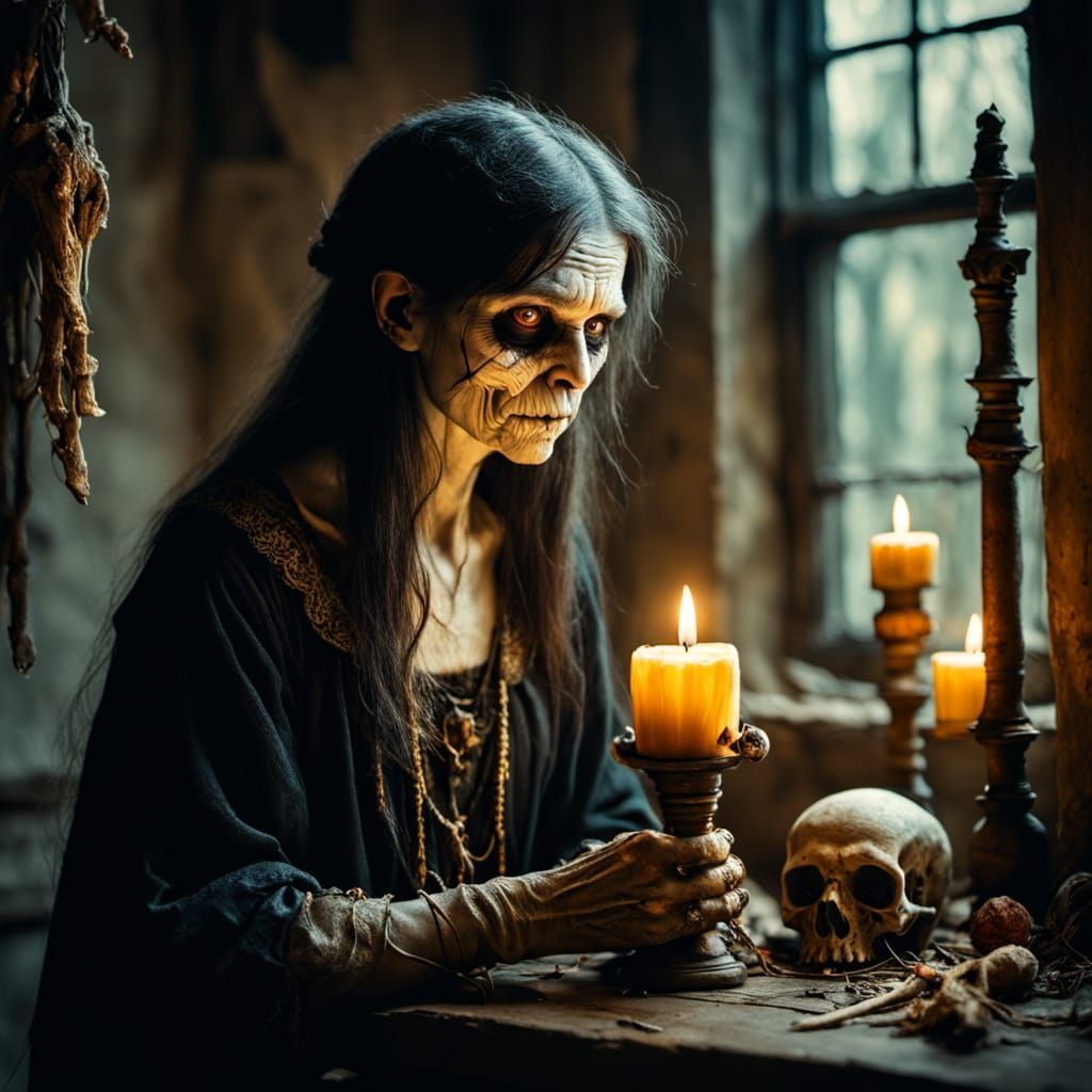 Mystical Crone of the Dark Forest