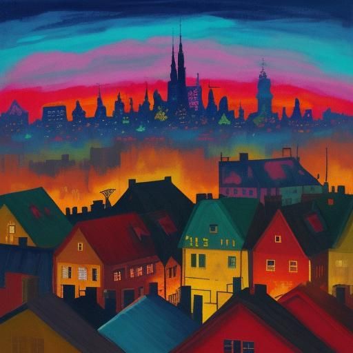 Mouse Defuses Bomb in Expressionist Style Photobomb