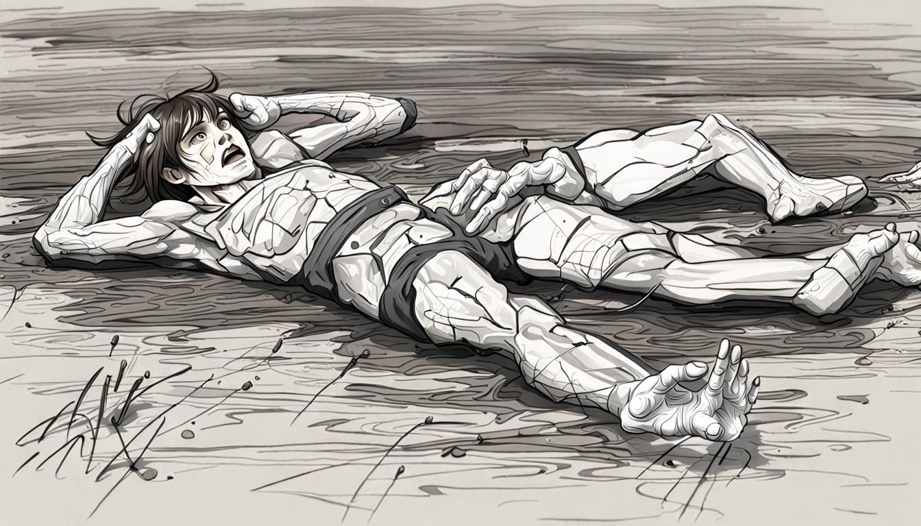 Backless Japanese Woman in Transparent Bikini