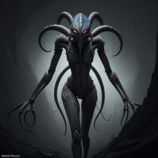 Xenomorph Ahsoka by Rutkowski and Doré