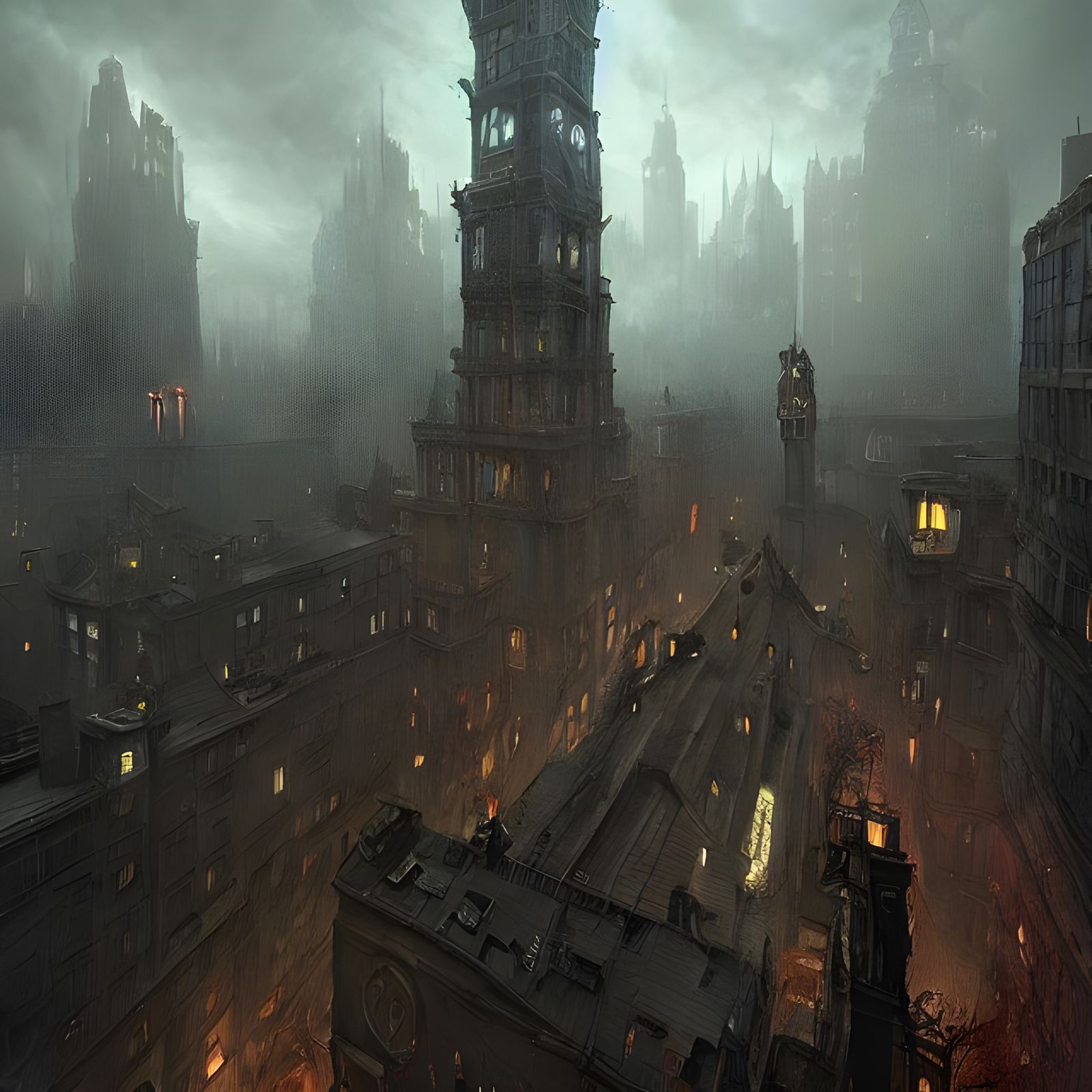 Lovecraftian Creatures Overrun Sinister Nouveau City