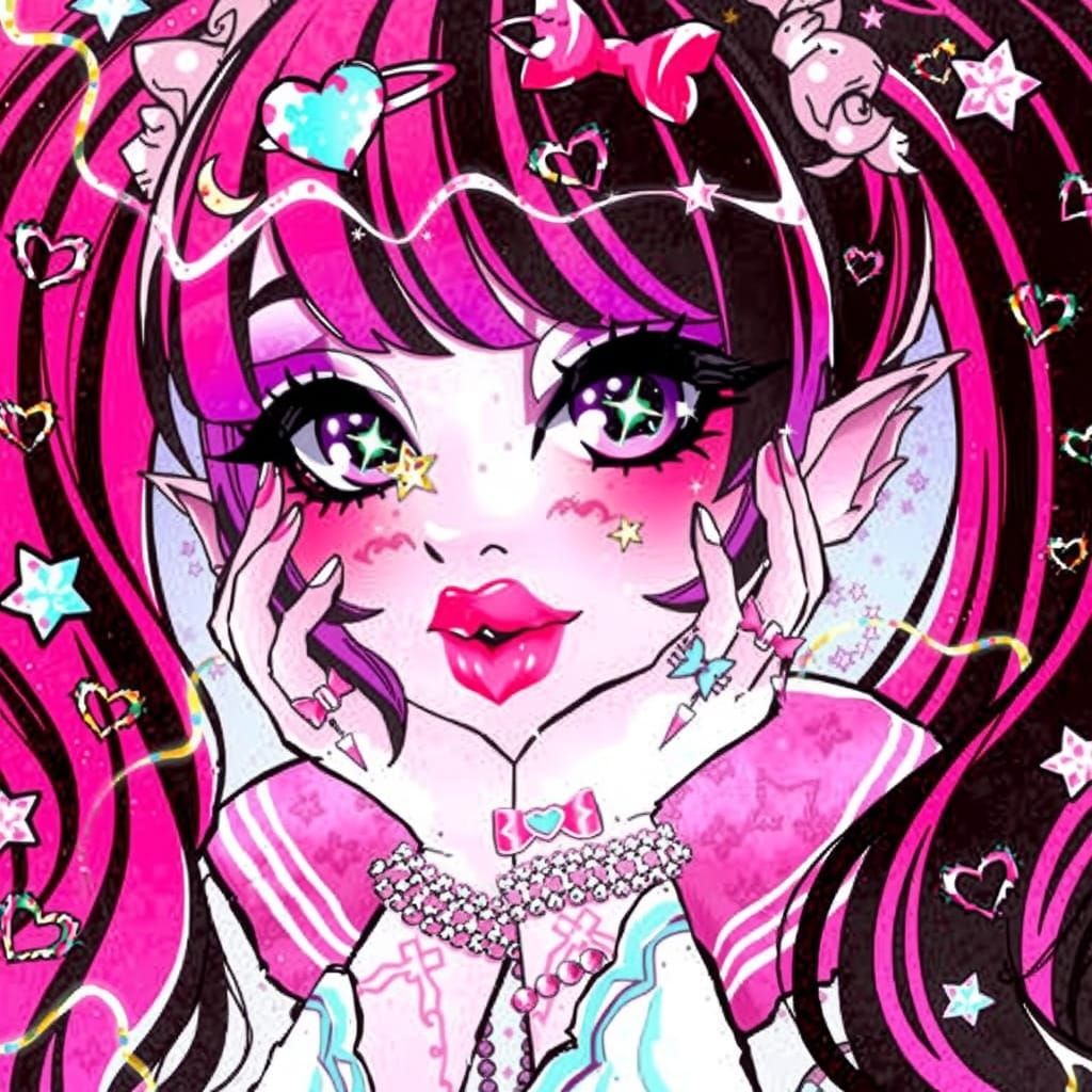 Draculaura in Ethereal Fantasy Landscapes