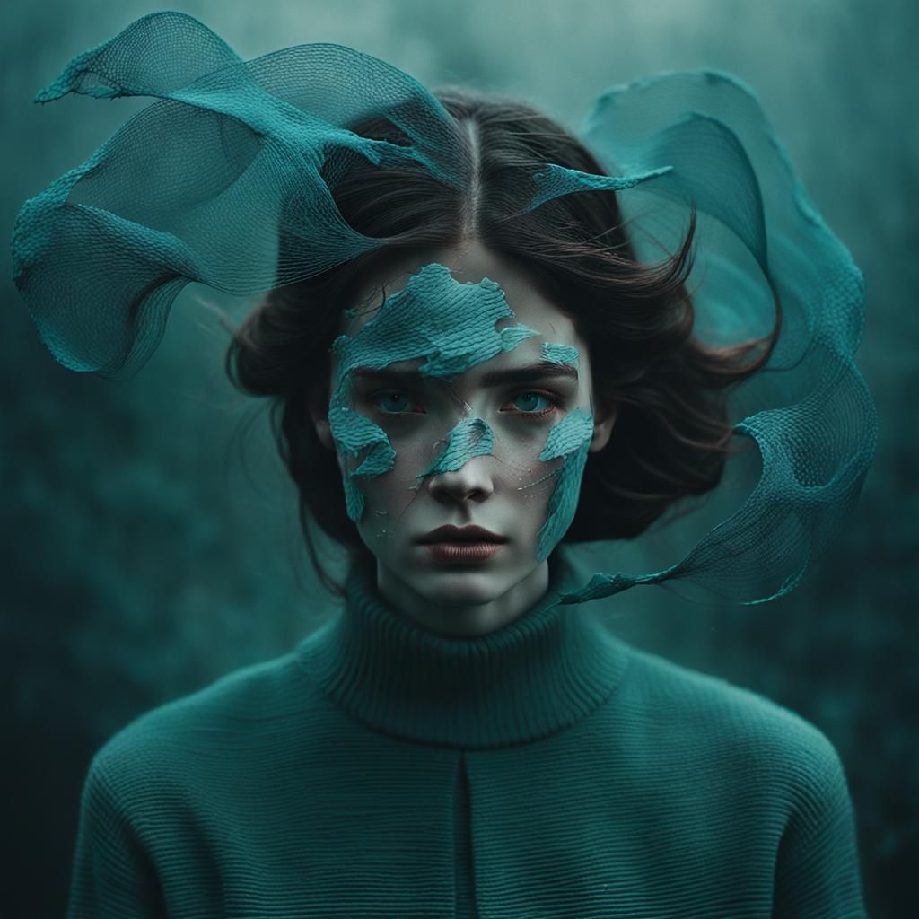 Dreamlike Photographic Portrait in Fine Art Style