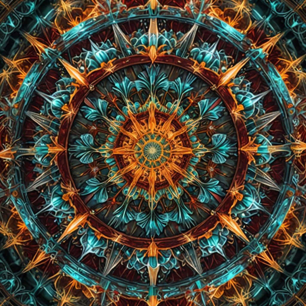 kaleidoscopic mandala