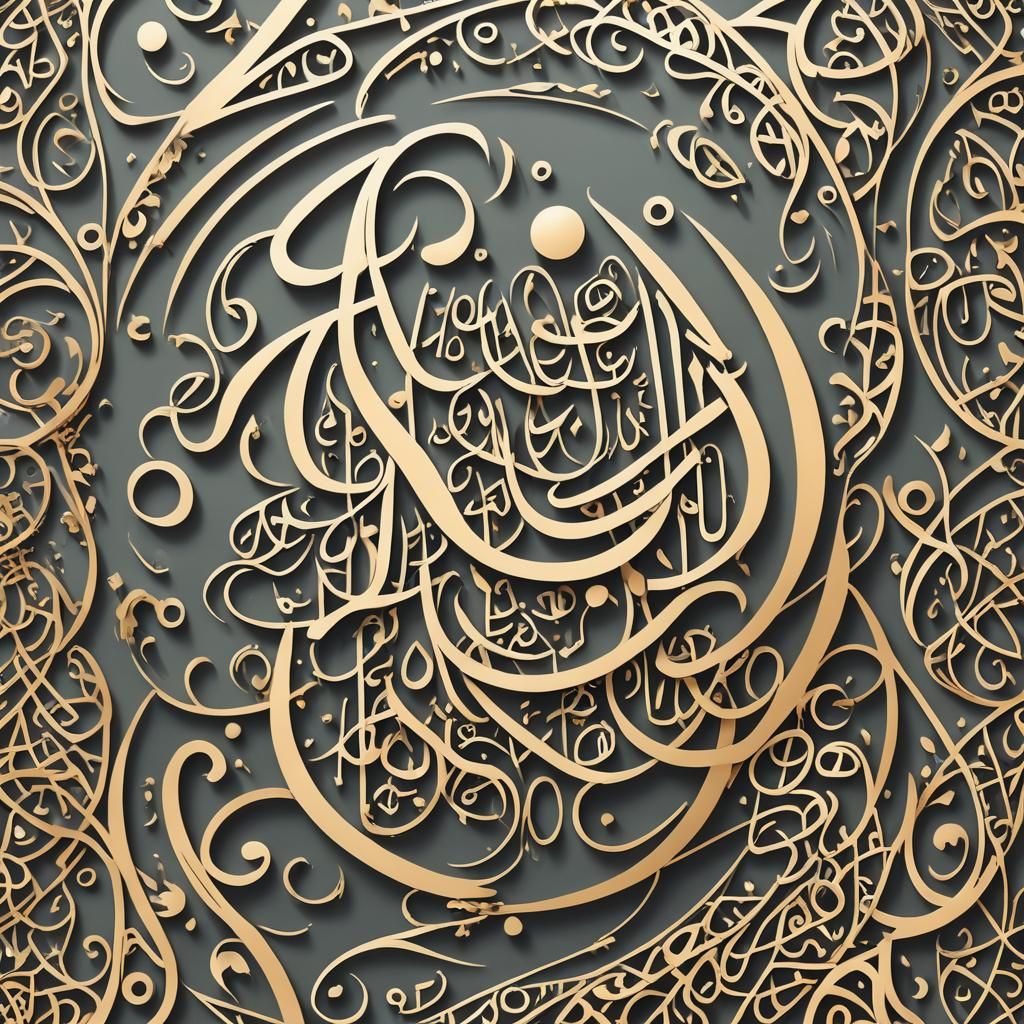 Elegant Arabic Calligraphy Art