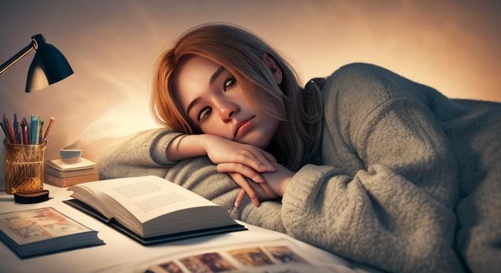 Magical Bedtime Story Scene with Soft Lighting