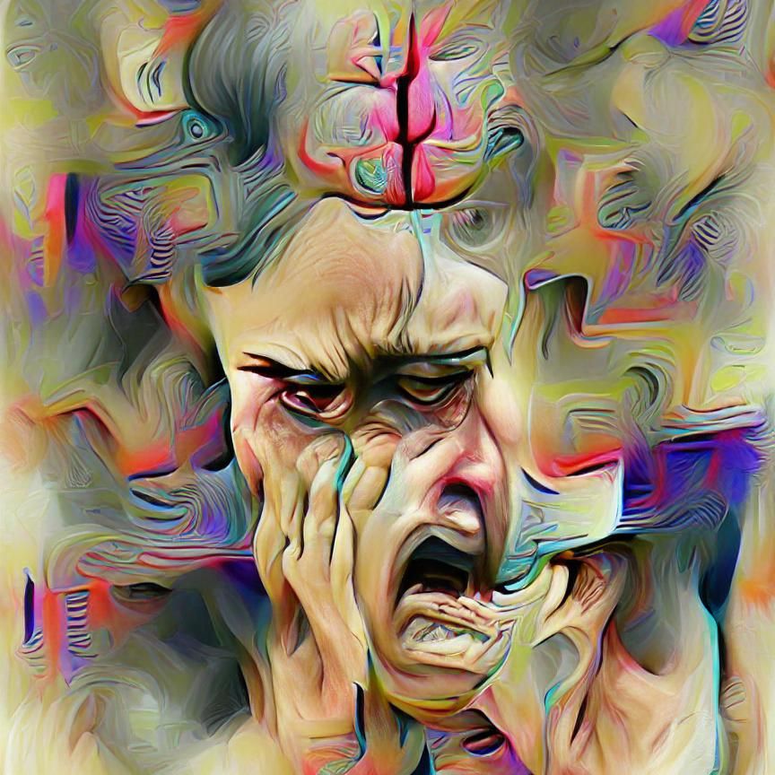 Abstract Representation of Mental Anguish