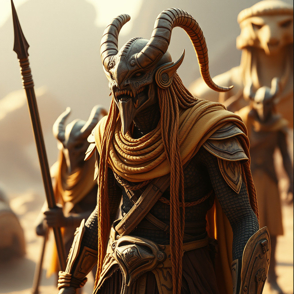 Yazirian Race from Star Frontiers RPG: Cinematic Film Still