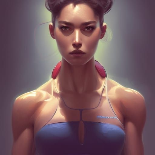 AI dressed up as a Fitness Instructor