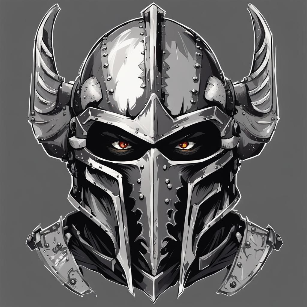 Goblin Slayer Warrior with Evil Helm