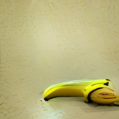 Vibrant Yellow Banana Still Life