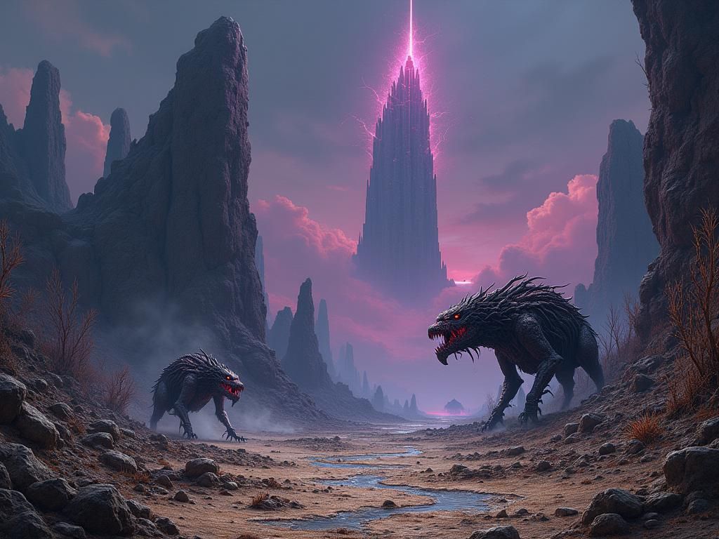 Post-Apocalyptic Planet of Twisted Creatures