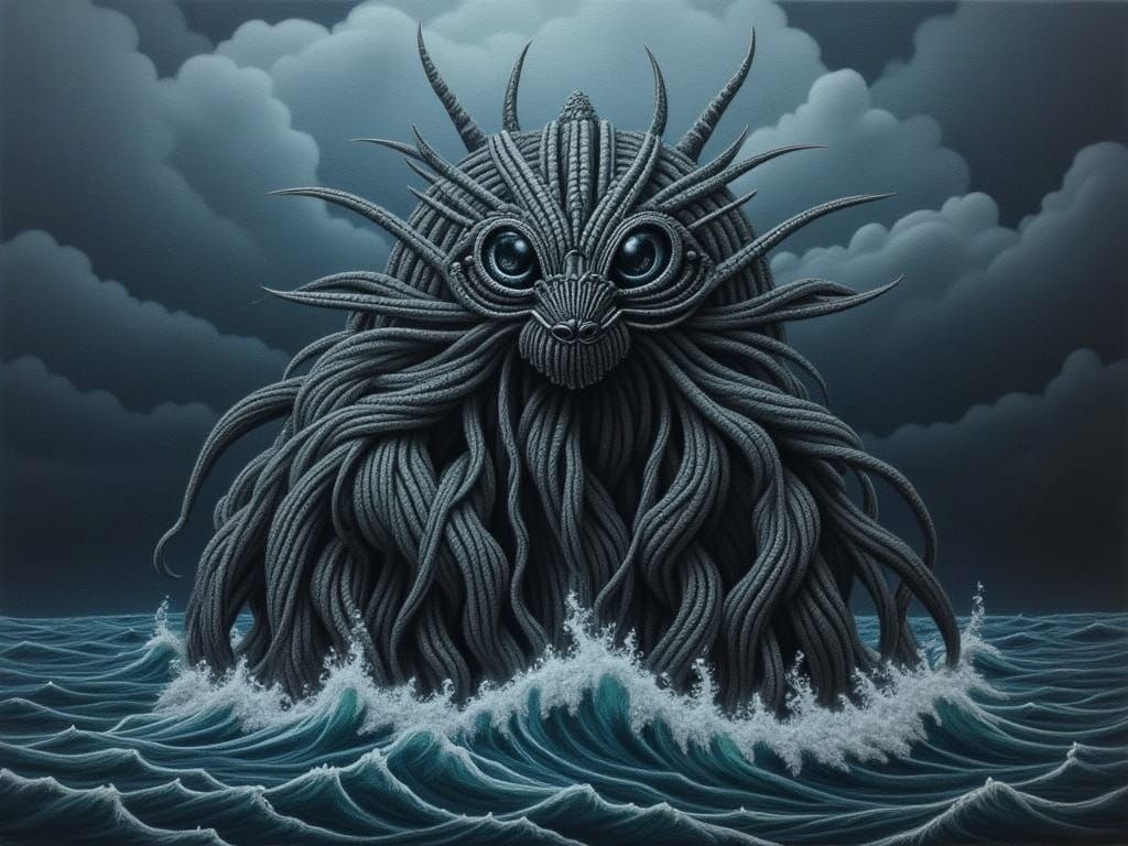 Mysterious Kraken Awakened in an Oceanic Storm