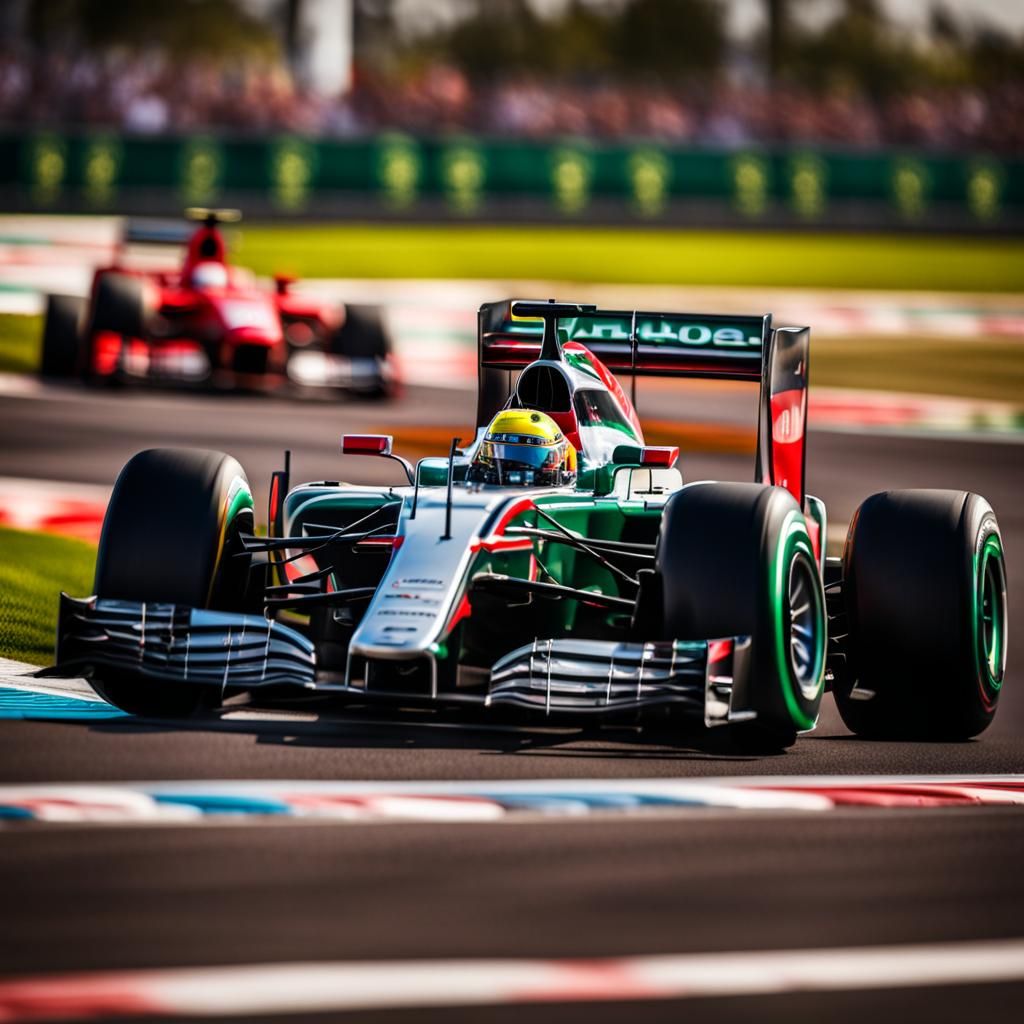 F1 Car in Sharp Focus, Professional Photography