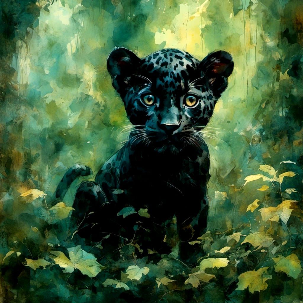 Baby Black Jaguar