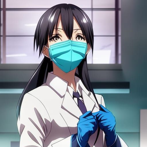 Anime Style Dentist Ready for Patients