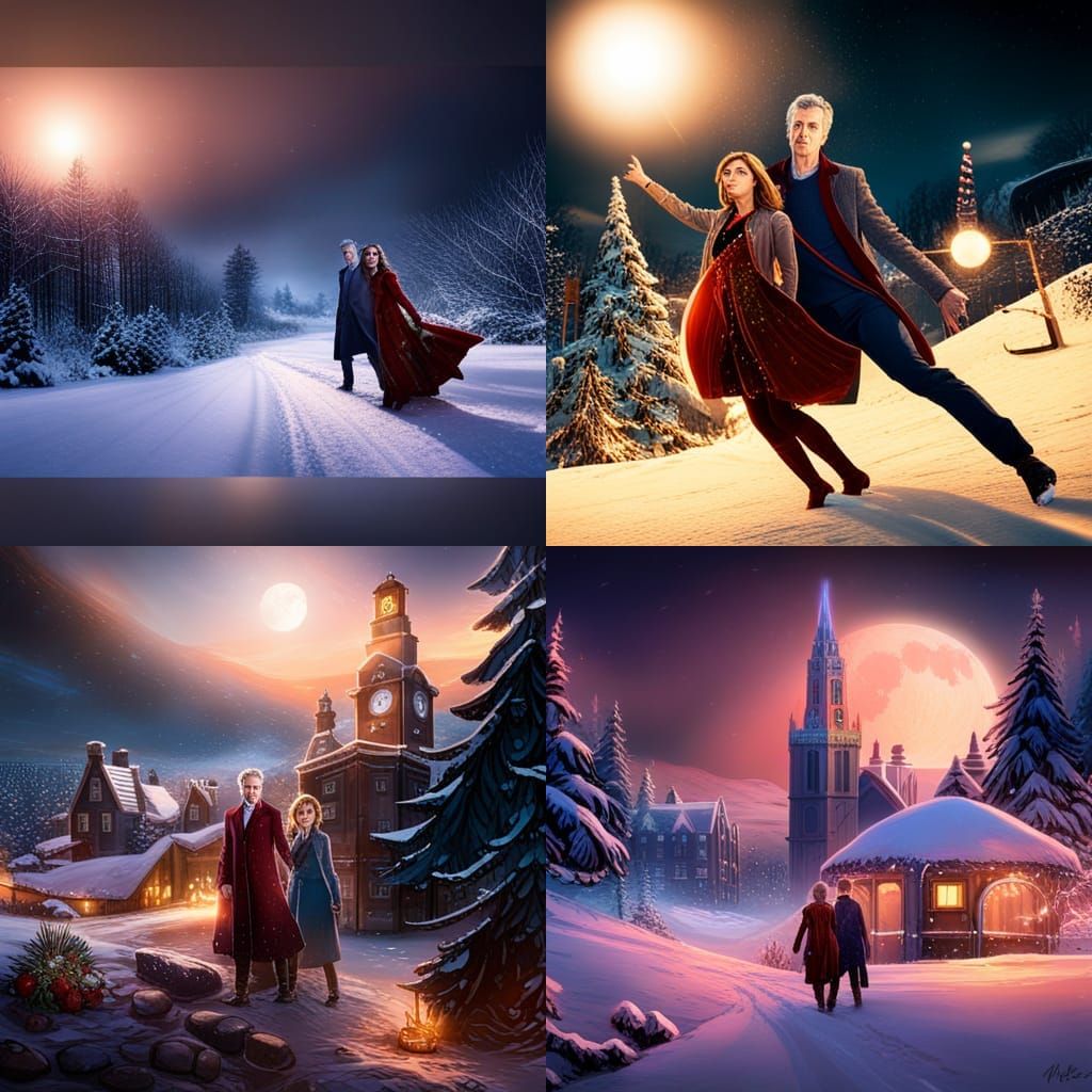 Doctor Who: 12th Doctor and Clara in Last Christmas