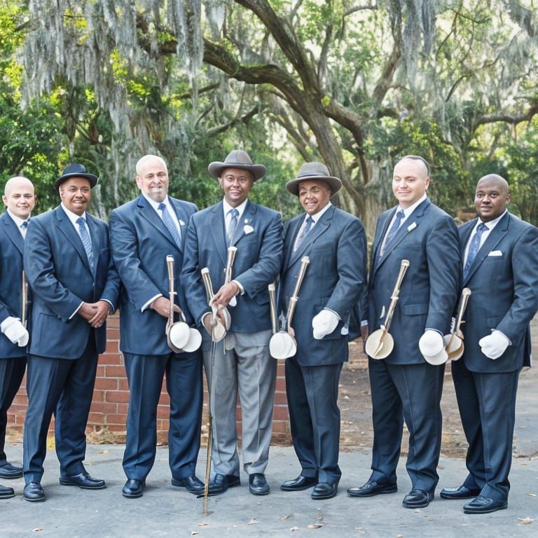 AI Generated Savannah Sipping Society Image