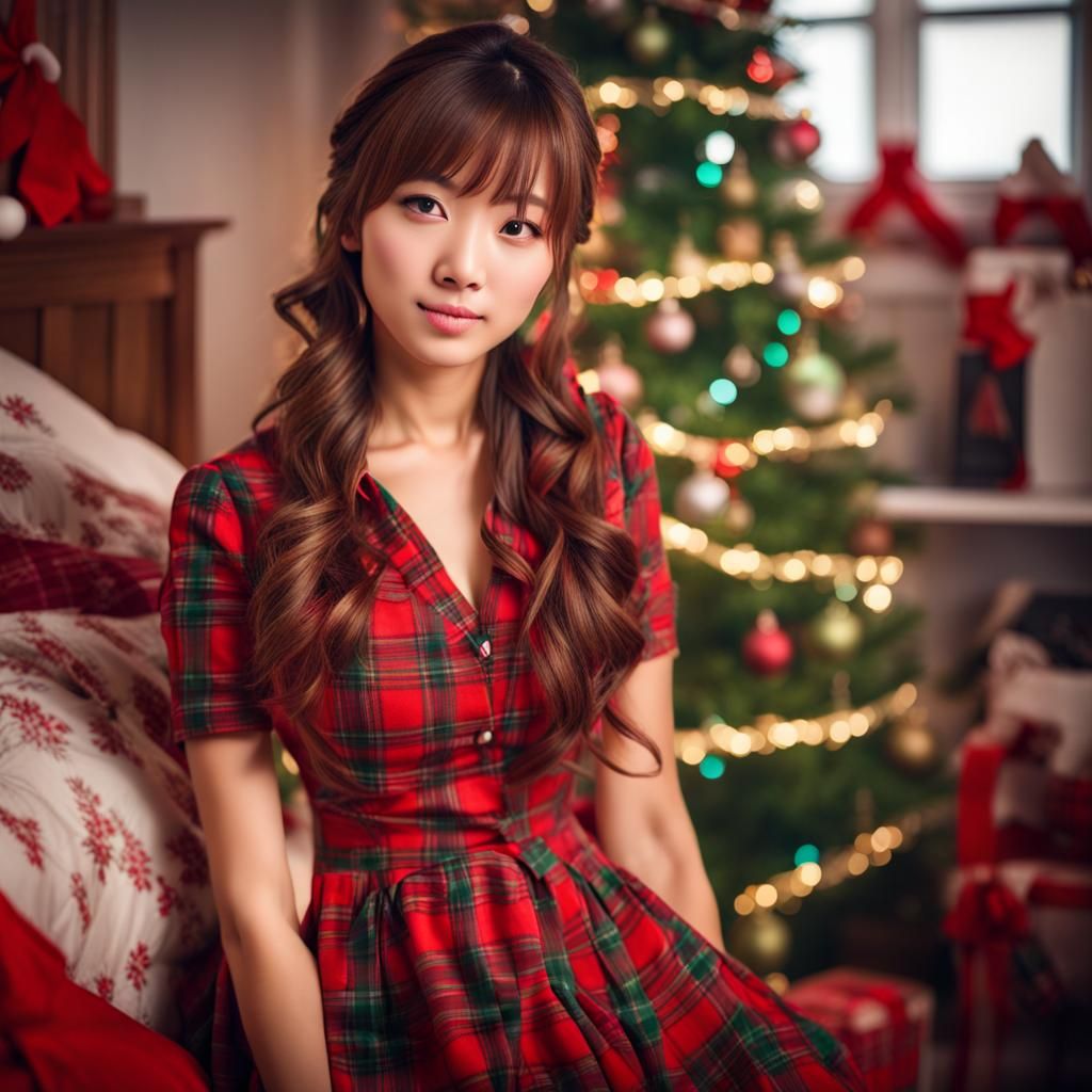 J-Pop Idol Celebrates Christmas with Friends