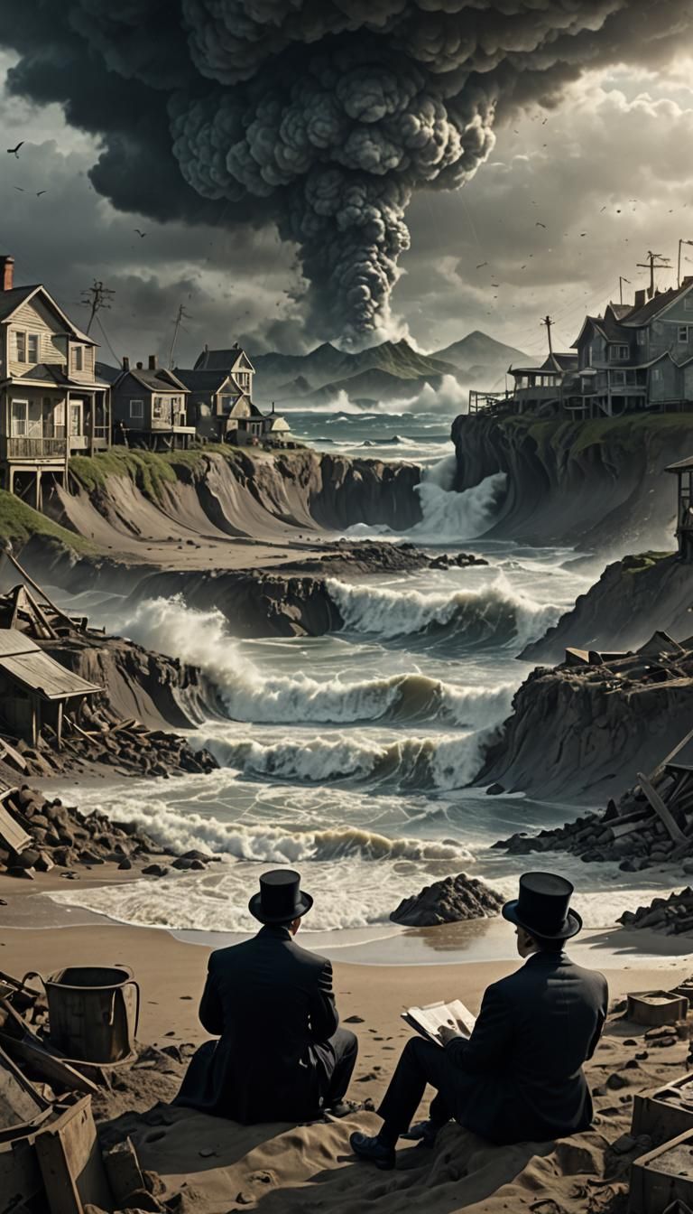 Tsunami Devastation and Social Inequality in Painting