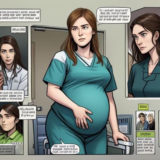 Keira Swan Pregnant in Hospital: Fables Comic Art