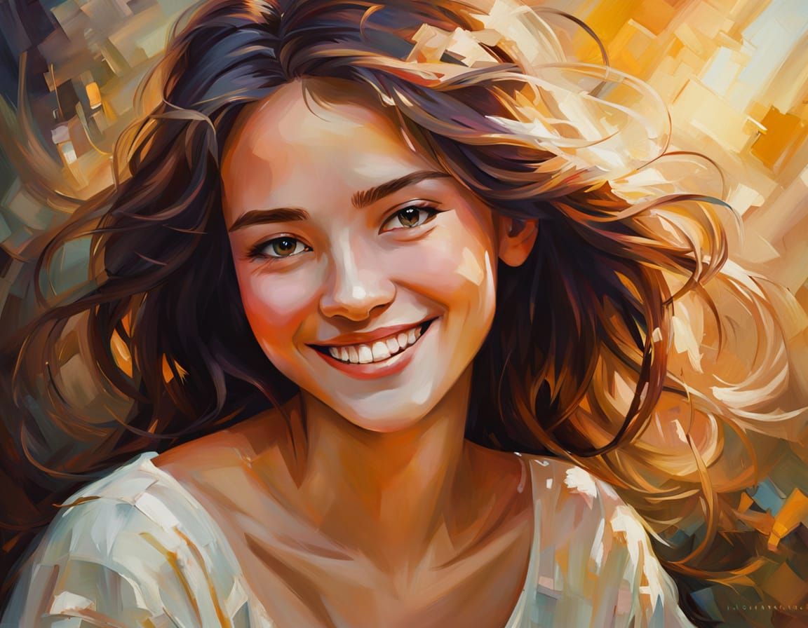 Sonrisa que despierta la luz