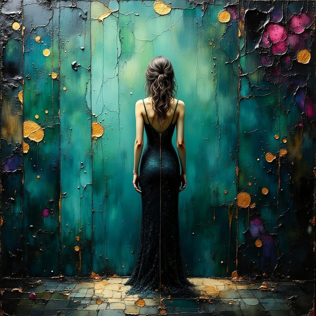 Textured Impasto Painting with Luminous Color Palette