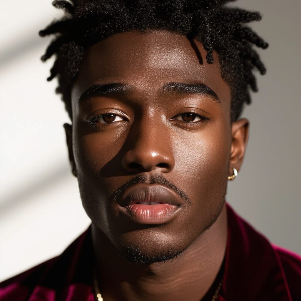 Emotive Close-Up of Zion, K-Pop Gospel Singer