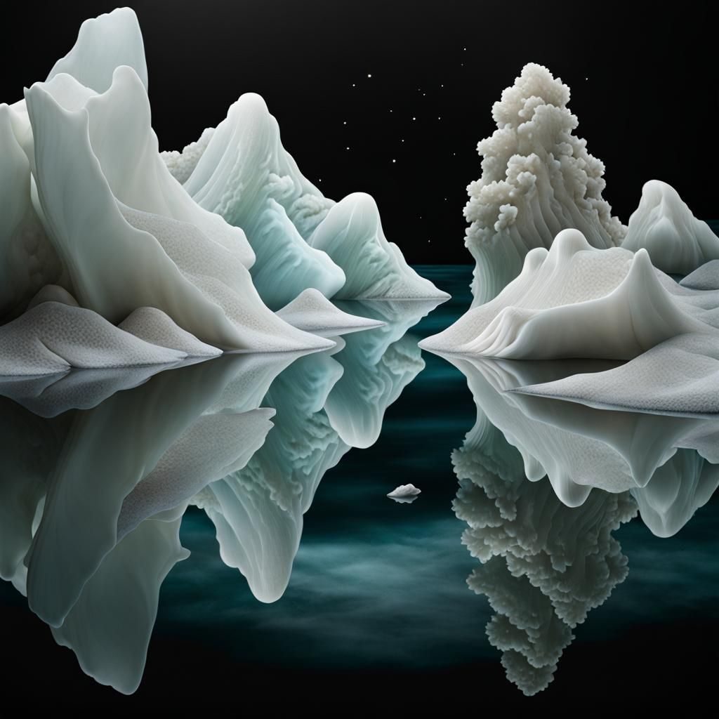 Alabaster Stardust in a Luminous Lagoon